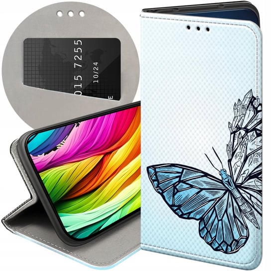 Etui Z Klapk Do Xiaomi Redmi C G Wzory Motyle Butterfly Barwne