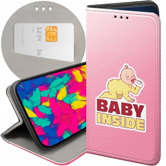 Etui Z Klapk Do Xiaomi Redmi Note Wzory Ci Owe Pregnant Baby Shower