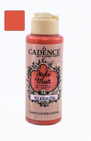 Farba Akrylowa Style Matt 120 Ml Koralowy Cadence Sklep EMPIK