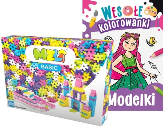 Klocki Konstrukcyjne Wafle Meli Basic Pink Pcs Meli Sklep