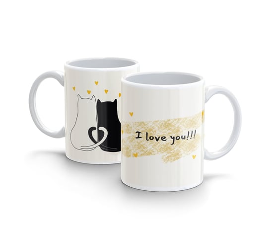 Kubek Ceramiczny Dla Kociarzy Kot Love Cat V Ml Mrapol Sklep