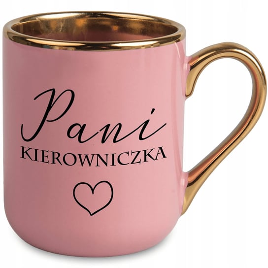 Kubek Elegant R Owy Ucho Rant Z Oty Prezent Dla Pani Kierowniczki