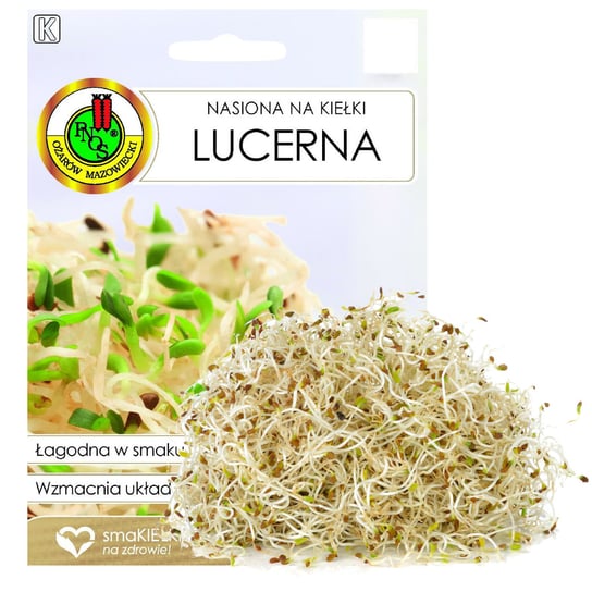 LUCERNA NASIONA NA KIEŁKI ŁAGODNA BEZ GMO 30g PNOS Sklep EMPIK