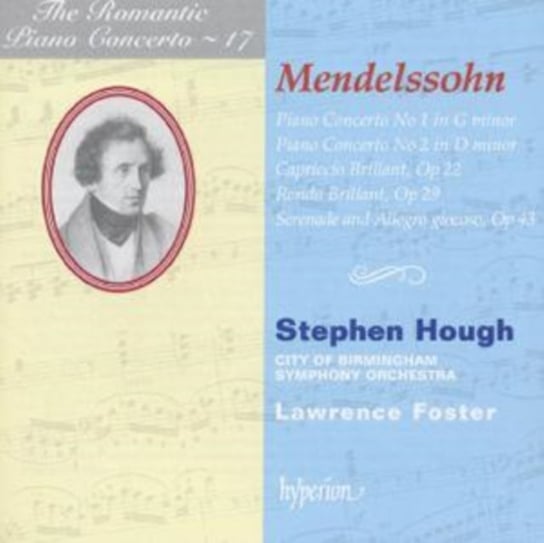 Menelsshon The Romantic Piano Concerto Volume Hough Stephen