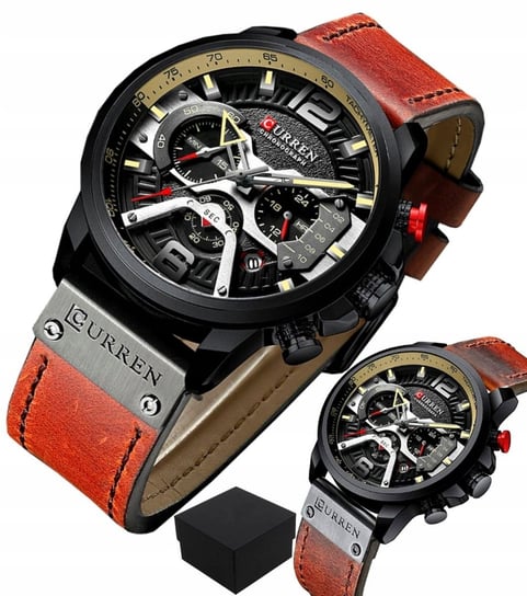 Military Zegarek M Ski Curren Sk Ra Chronograf Box Edibazzar Moda