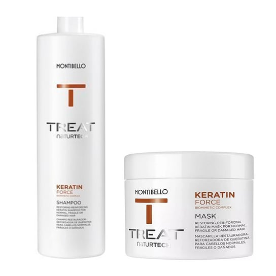 Montibello Treat Naturtech Keratin Force Zestaw Szampon 1000ml