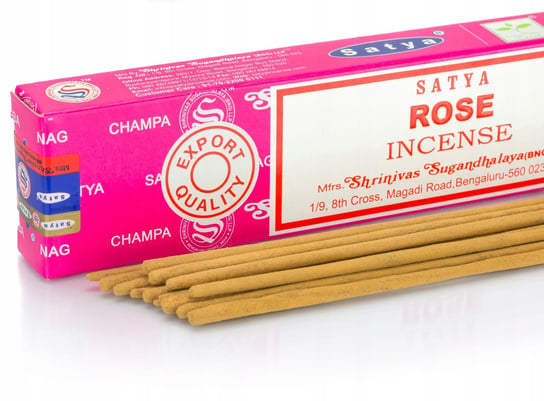 NAG CHAMPA kadzidełka PYŁKOWE SATYA 15g Róża Satya Sklep EMPIK