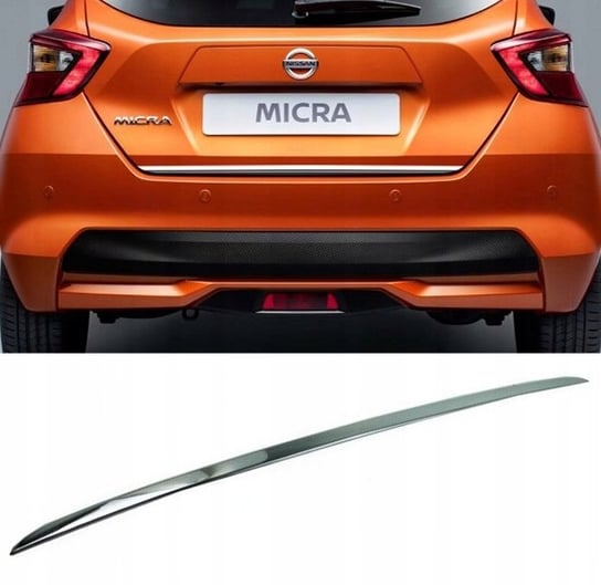 Nissan MICRA 2017 Listwa CHROM na Klapę Tuning Martig Motoryzacja