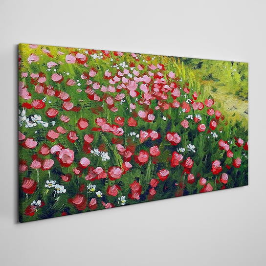 Obraz Na Płótnie Kwiaty pole przyroda 100x50 cm Coloray Sklep EMPIK