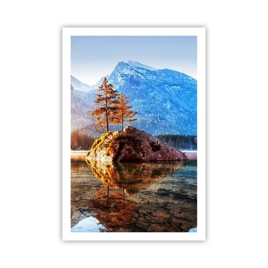 Obraz Plakat Natura w nowym świetle 61x91cm Krajobraz Góry