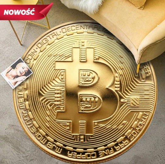 Okr G Y Dywan Bitcoin Kryptowaluta X Inna Marka Sklep Empik