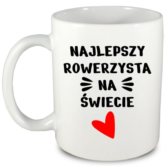 Prezent dla rowerzysty kubek rowerzysta na rower imię 3 Inna