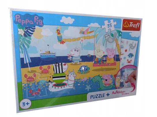 Puzzle Peppa Pig Sticker 75120 Trefl Sklep EMPIK