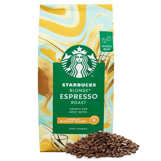 Starbucks Blonde Espresso Roast Kawa Ziarnista Jasno Palona G