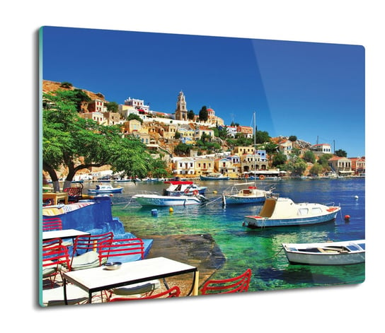 Szklana Splashback Druk Marina Wyspa Zatoka X Artprintcave