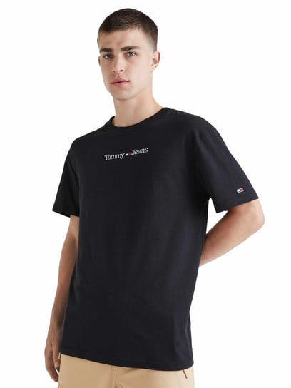 Tommy Hilfiger Koszulka M Ska T Shirt Tjm Classic Linear Logo Tee Black