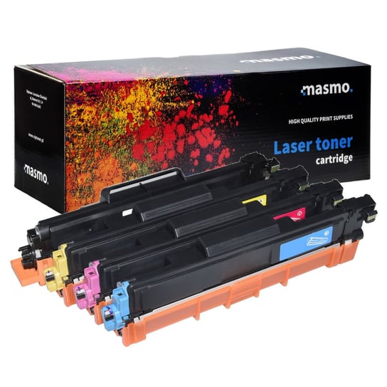 Zestaw 4X Toner Masmo Do Brother Tn247 Mfc L3770Cdw Mfc L3730Cdn Dcp