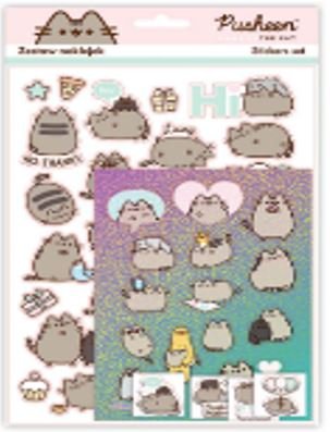 Zestaw Naklejek Pusheen The Cat Standardowe Format B5 Uszlachetniane