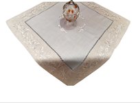 0024 Lniany Obrus z haftem