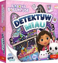 02695 GRA - Detektyw Miau - Spy Guy Gabby's Dollhouse, gra planszowa, Trefl Trefl