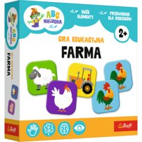 02909 "GRA - Farma/ABC Malucha" / KAZSTUDIO SA Rodzina Treflików FSC Mix 70%, gra planszowa Trefl