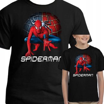 0595 Koszulka Spiderman Marvel Avengers 140 Czarna - Inna marka
