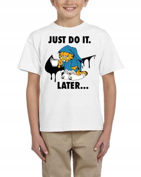 0770 Koszulka Dziecięca Garfield Just Do It 140 - Inna marka