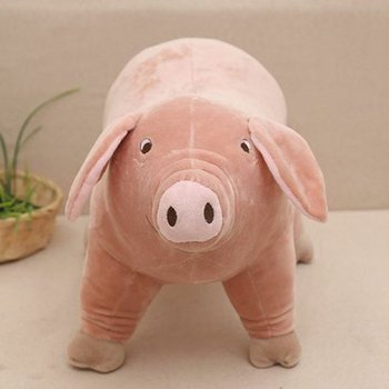 1 szt. 10 pluszowych świnek kreskówkowych towarzyszących śpiącym pluszakom miękkie zabawki 25 cm - Inny prou