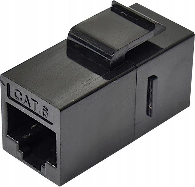 1 x Moduł Keystone RJ45 kat. 5E KLANET KEY-U6 Łącznik UTP Adapter Beczka