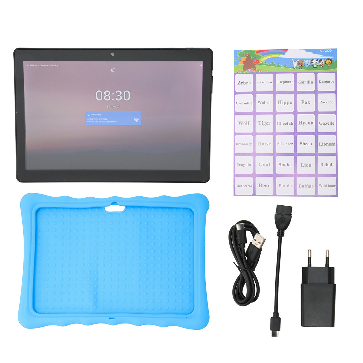 10,1-calowy tablet HD dla dzieci z etui do celów edukacyjnych - Inna ...