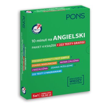 10 minut na angielski. Pakiet 4 książek + 222 testy GRATIS - Opracowanie zbiorowe