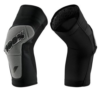 100%, Ochraniacze na kolana, Ridecamp Knee Guard, czarno-szary, rozmiar L - 100%