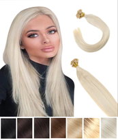 100 pasm włosy naturalne doczepiane 42 cm 80 gramów  keratyna