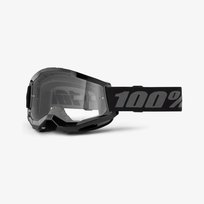 100 PROCENT GOGLE STRATA 2 BLACK - CLEAR LENS - KOLOR CZARNY/SZARY SZYBKA PRZEŹROCZYSTA Inna marka
