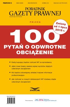 100 pytań o odwrotne obciążenie - Opracowanie zbiorowe