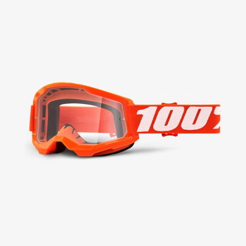 100% Strata 2 Orange Clear Lens Kolor Pomarańczowy Szybka Przeźroczysta - 100%