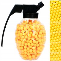 1000sztuk KULKI PLASTIKOWE 6mm OPAKOWANIE W KSZTAŁCIE GRANATU NABOJE BB