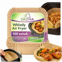 100x WKŁADY AIR FRYER PAPIER TACKI PAPIEROWE DO FRYTKOWNICY BEZTŁUSZCZOWEJ Inna marka