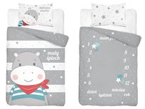 100x135 2cz Pościel Bambusowa IDYLLA Dziecięca