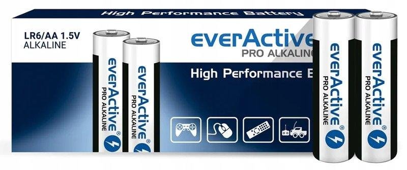 10szt. everActive PRO AA LR06 Baterie Alkaliczne