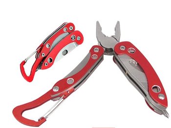 10w1 1 SideClip Multi-Tool - Multi narzędzie przenośne składane szczypce do zdejmowania izolacji brelok nóż śrubokręt odkryty - Creative Factory