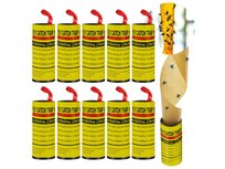 10X Lep Taśma Pułapka Na Muchy Komary Muszki Owady Rolka 10Szt