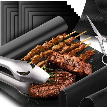 10x MATA TEFLONOWA DO PIECZENIA TACKA NA GRILL DO PIEKARNIKA WIELORAZOWA - NETBUY