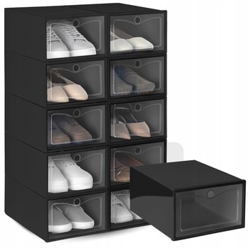 10x organizer pojemnik pudełko szafka na buty zestaw do garderoby 22x32x14 - 4Convy