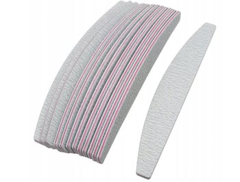 10x PILNIK do paznokci ŁÓDKA ZEBRA 180/240 - Lewer