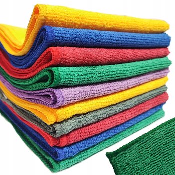 10x ścierki z MIKROFIBRY miękka ŚCIERKA ŚCIERECZKA 30x30 ściereczki szmatka - Akada