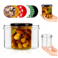 10x Słoik szklany 350 ml na MIÓD, PRZETWORY, DŻEM, KONFITURY, PASZTET, GRZYBY + EBOOK