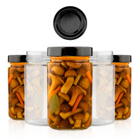 10x SŁOIKI NA PRZYPRAWY, PRZETWORY, SŁOIK NA MIÓD, DŻEM, GRZYBY, PASZTET 330 ml