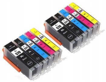 10X Tusz Do Pgi570Xl Mg5750 Mg6850 Mg7750 Ts5050 - ORYGINALEX