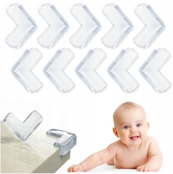 10x ZABEZPIECZENIE Osłona NAROŻNIKÓW Szafek NA ROGI Ranty Kanty Mebli Stołu - 3M